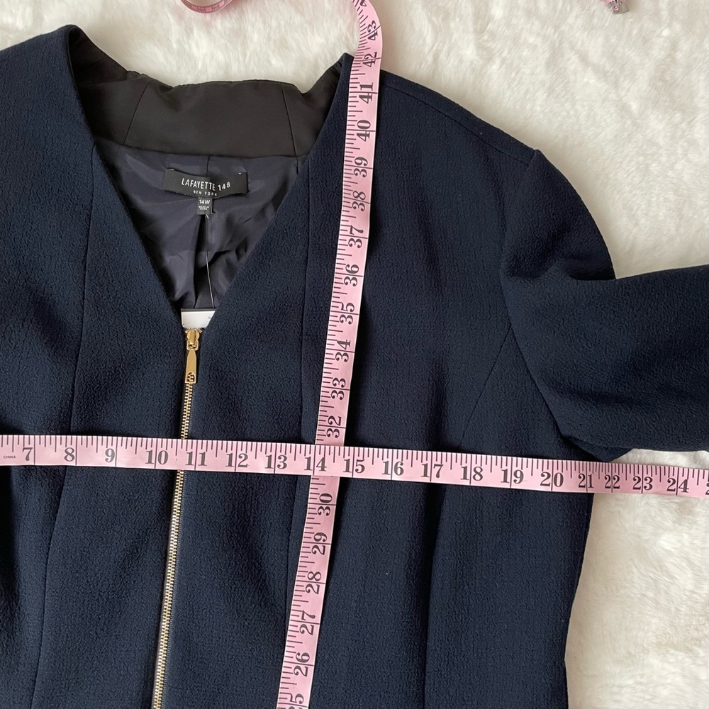 Lafayette 148 New York Wool Coat - Picture 6 of 6